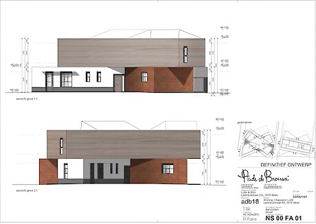 North elevations